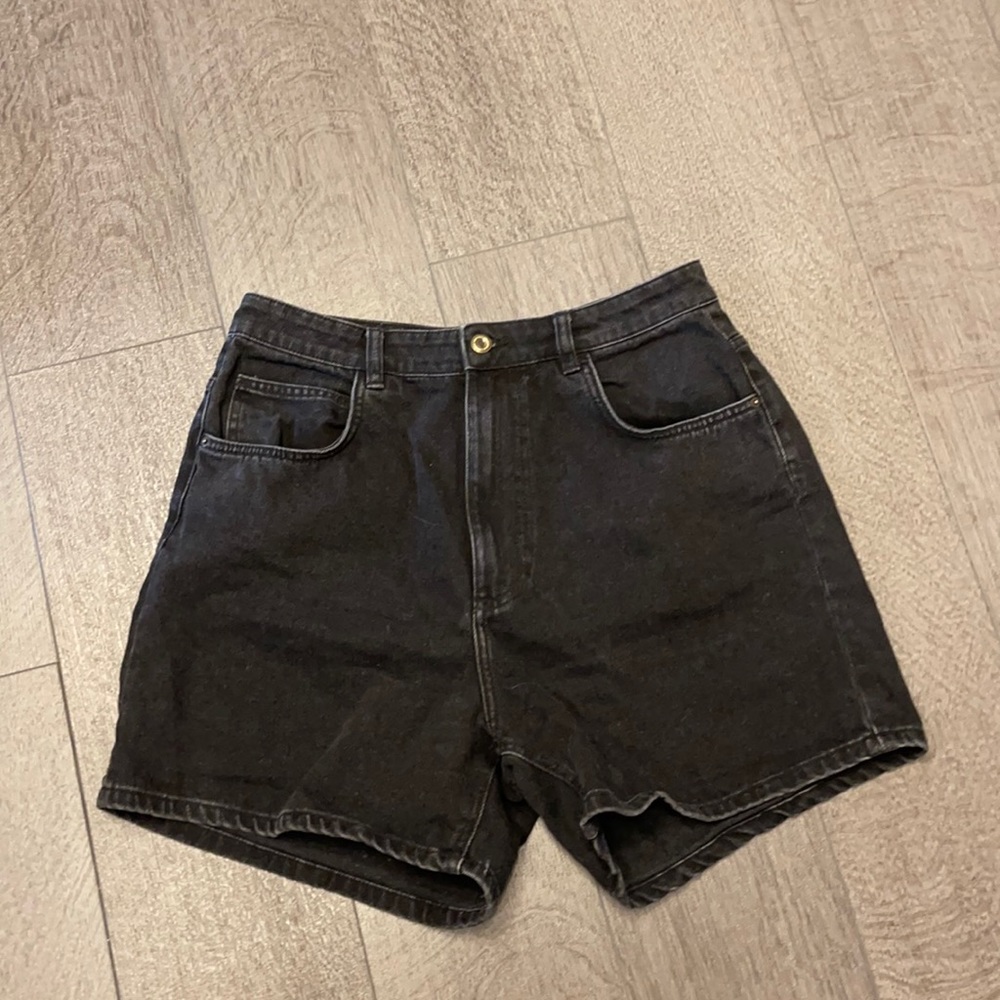 ZARA TRAFALUC Vintage Inspired Mom Jean Shorts 10